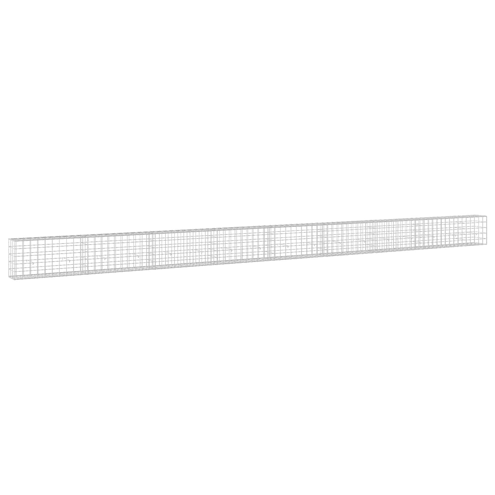 vidaXL Gabion s drátem 35 mm a síťkou 10x10 cm 850x30x50 cm