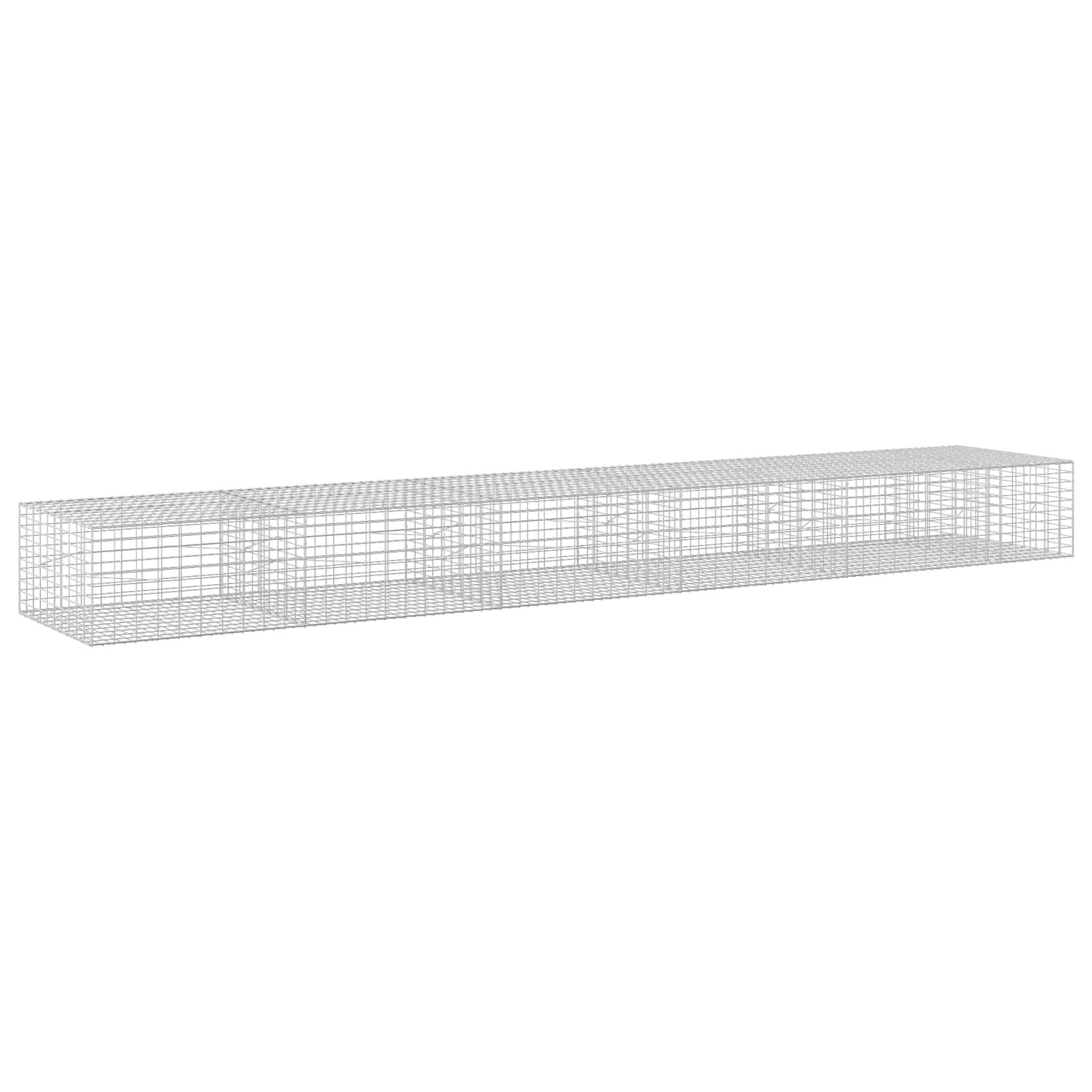 vidaXL Gabion s drátem 35 mm a síťkou 5x10 cm 550x100x50 cm