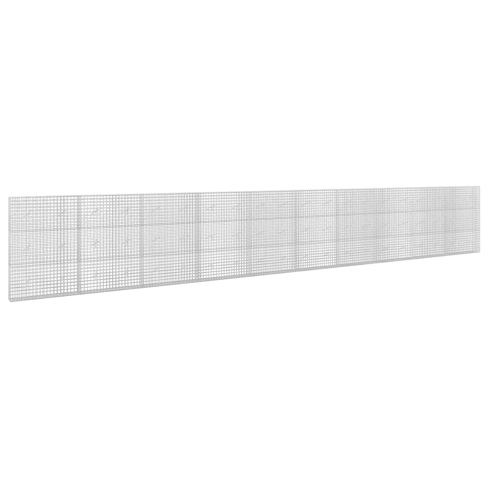 vidaXL Gabion s drátem 35 mm a síťkou 5x5 cm 1000x20x150 cm