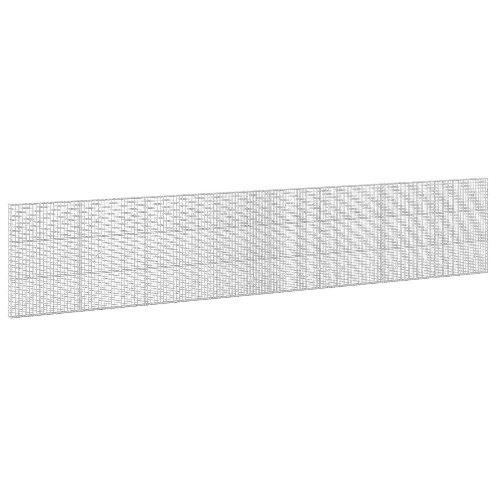 vidaXL Gabion s drátem 35 mm a síťkou 5x5 cm 800x10x150 cm