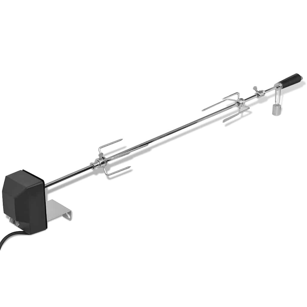 vidaXL Grilovací rožeň s motorem ocelový 1000 mm