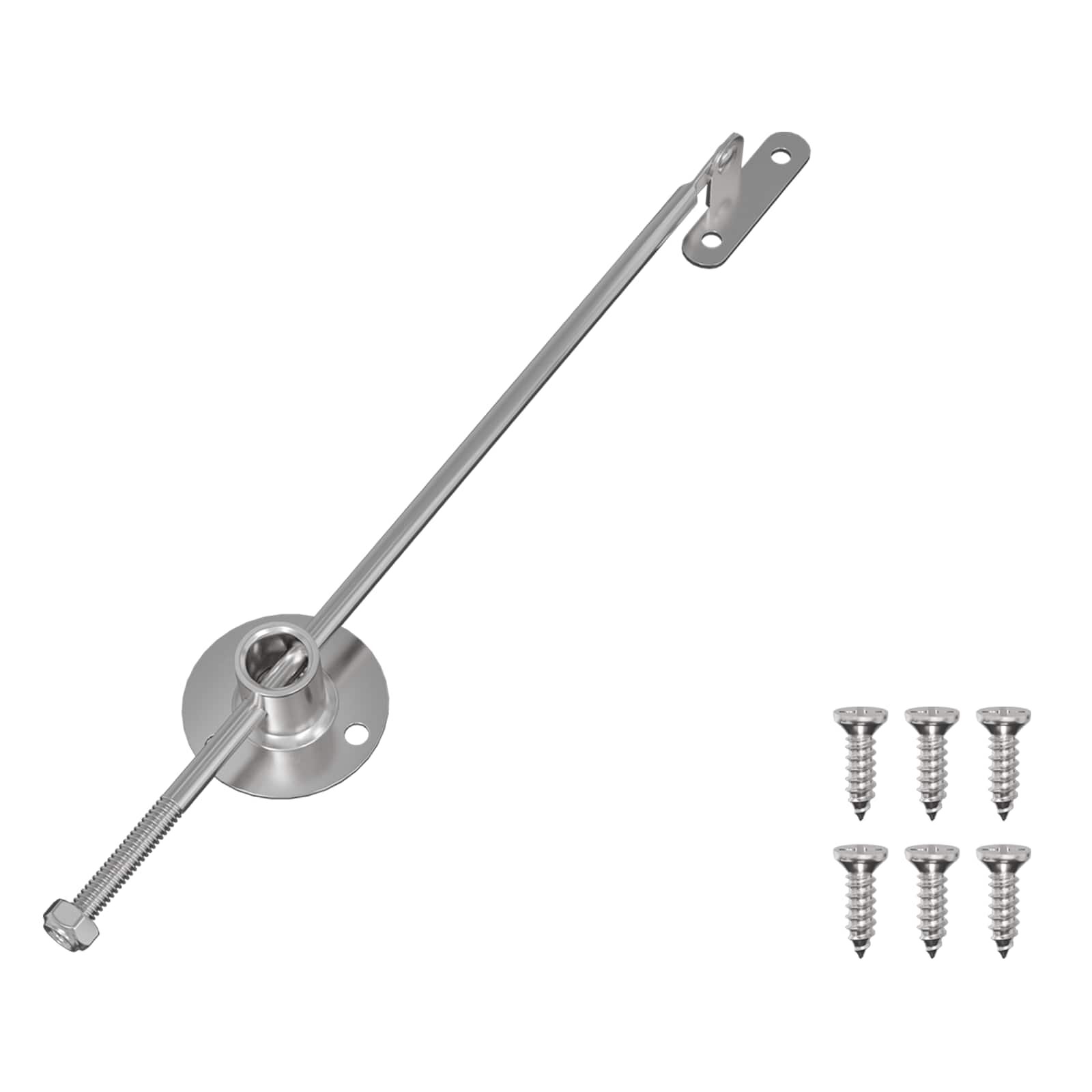 vidaXL Hliníkový táhlo závěs 12 ks Stříbrná 190 mm Kov