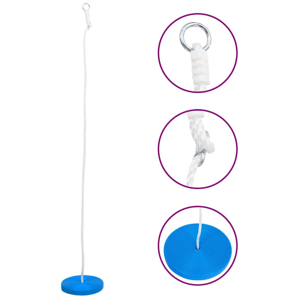 vidaXL Houpací talíř 200 cm modrý
