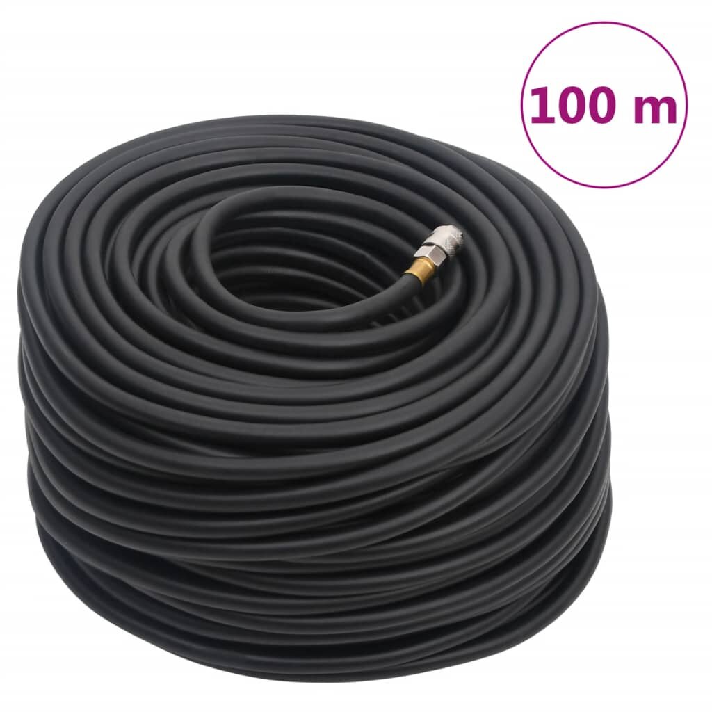 vidaXL Hybridní vzduchová hadice černá 06" 100 m pryž a PVC