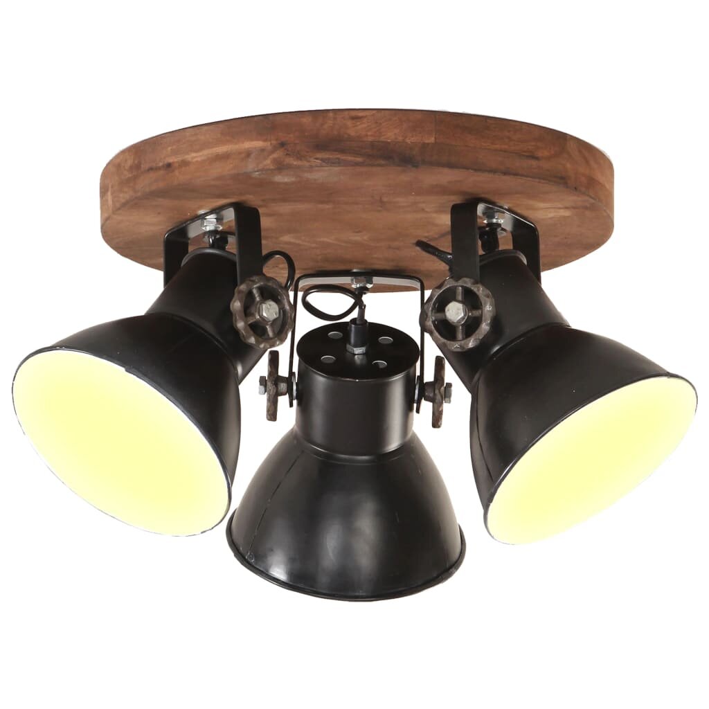 vidaXL Industriální stropní svítidlo 25 W černé 42 x 27 cm E27
