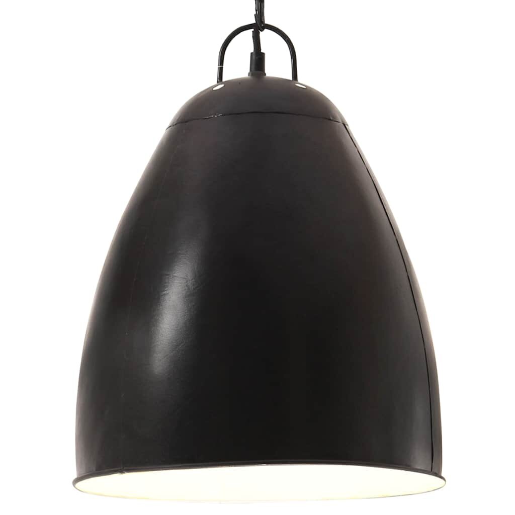 vidaXL Industriální závěsné svítidlo 25 W černé kulaté 32 cm E27
