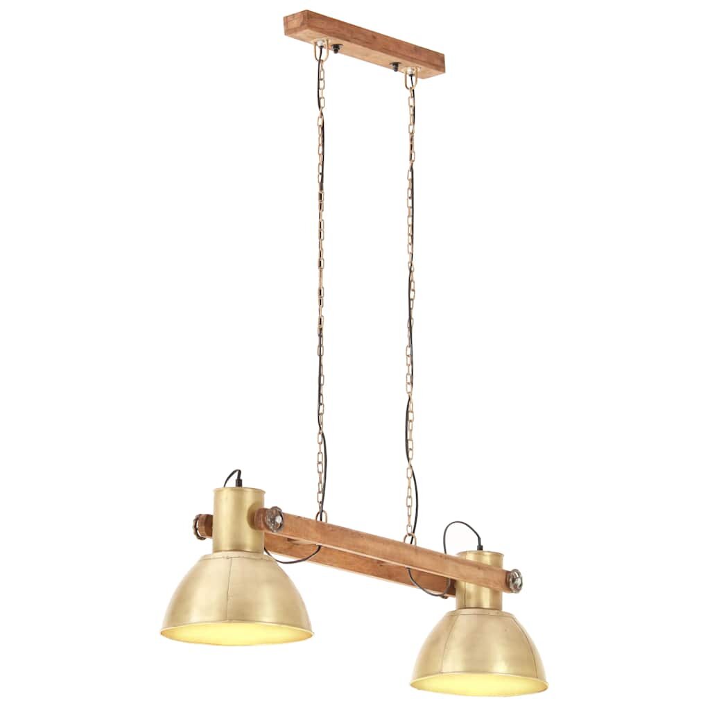 vidaXL Industriální závěsné svítidlo 25 W mosazné 109 cm E27