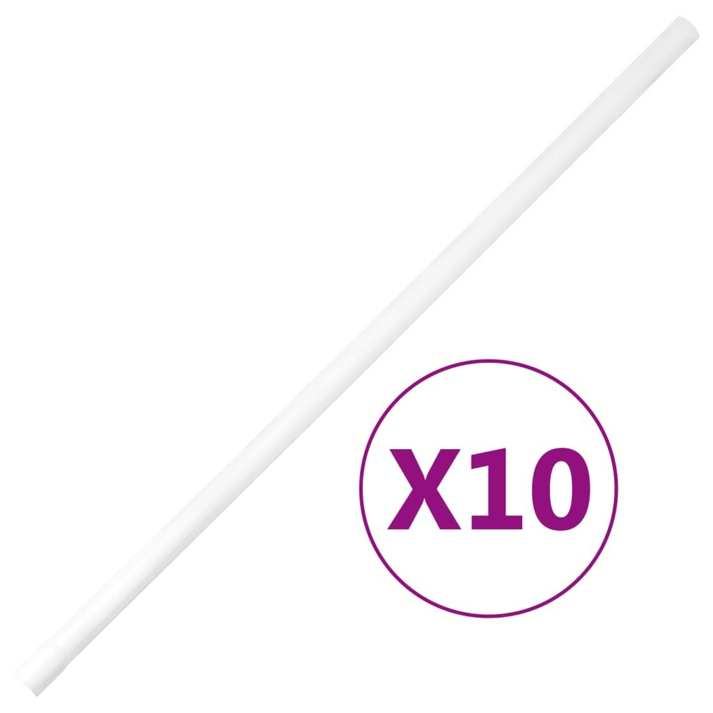 vidaXL Kabelové lišty Ø 20 mm 10 m PVC
