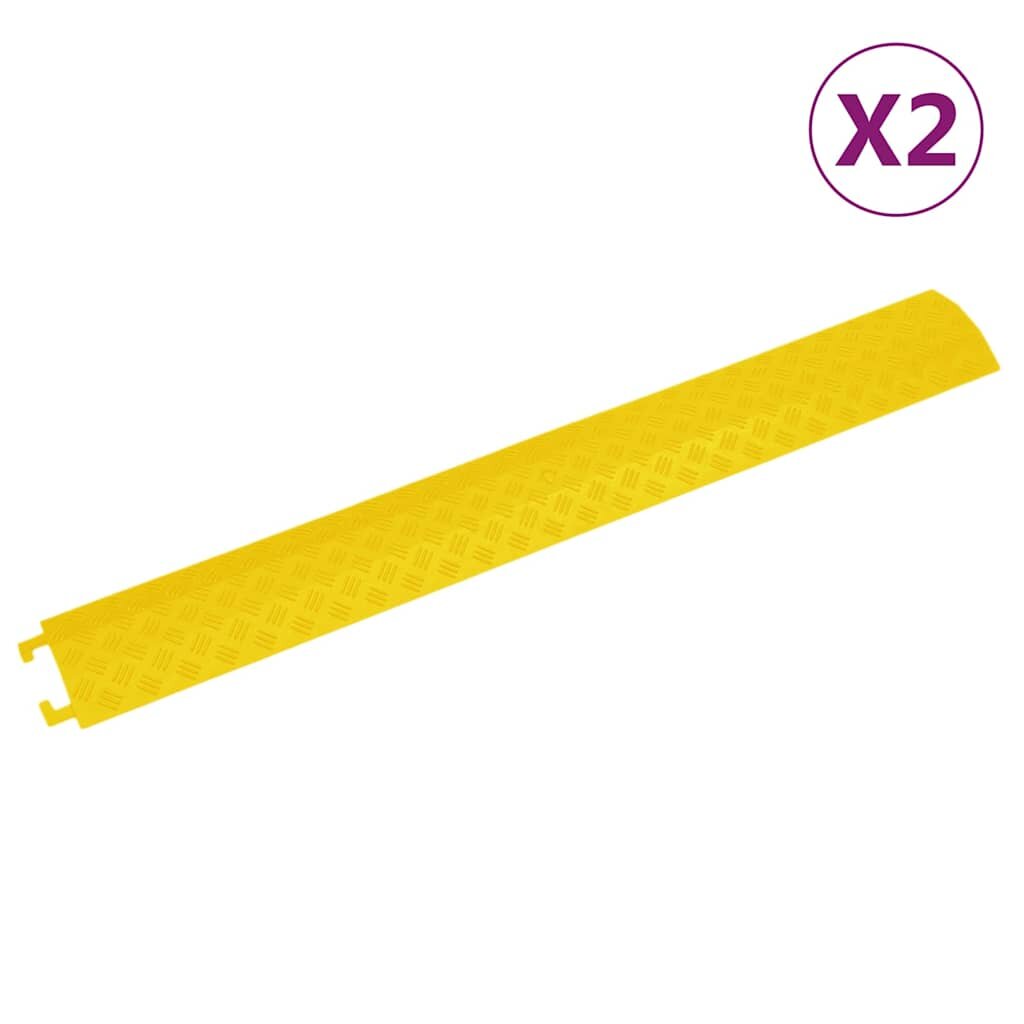 vidaXL Kabelové mosty 2 ks 985 cm žluté