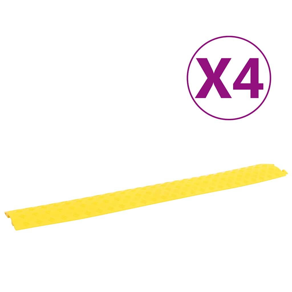 vidaXL Kabelové mosty 4 ks 985 cm žluté