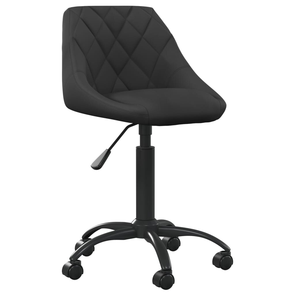 vidaXL Kancelářská židle černá samet