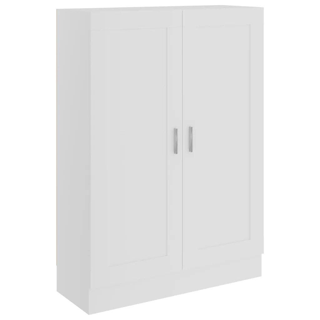 vidaXL Knihovna bílá 825 x 305 x 115 cm kompozitní dřevo