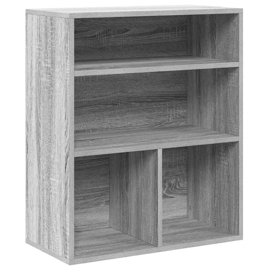 vidaXL Knihovna šedá sonoma 60x30x715 cm kompozitní dřevo