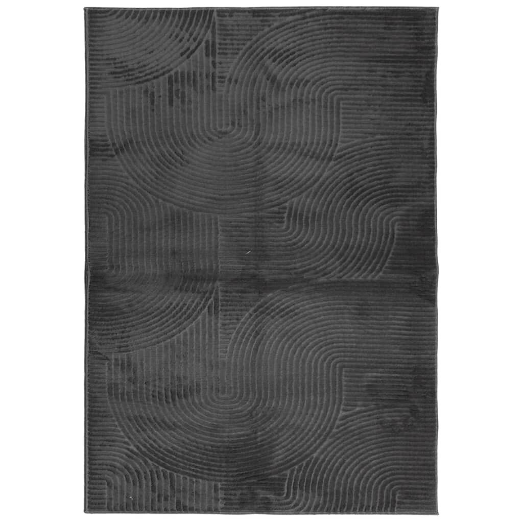 vidaXL Koberec IZA krátký vlas skandinávský vzhled antracit 160x230 cm