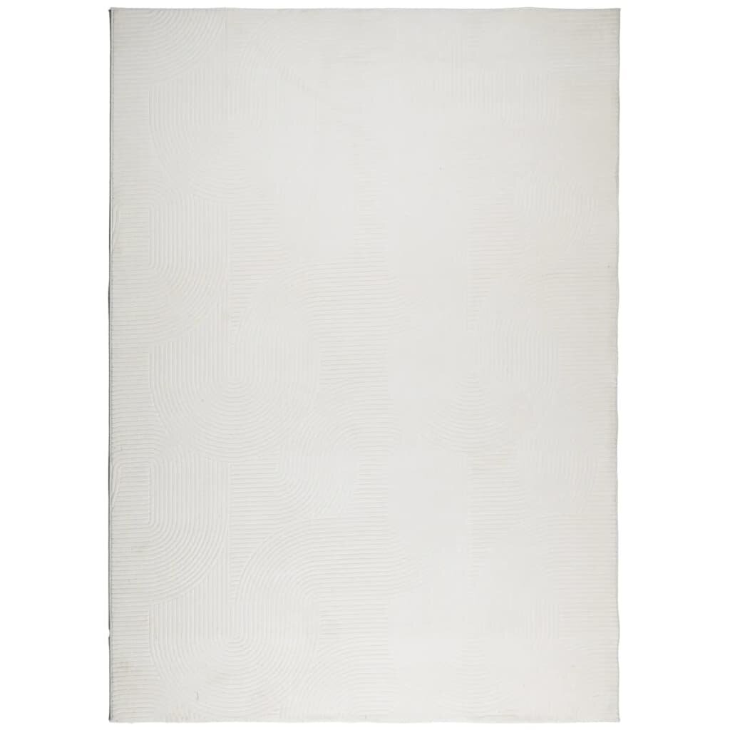 vidaXL Koberec IZA krátký vlas skandinávský vzhled krémový 200x280 cm