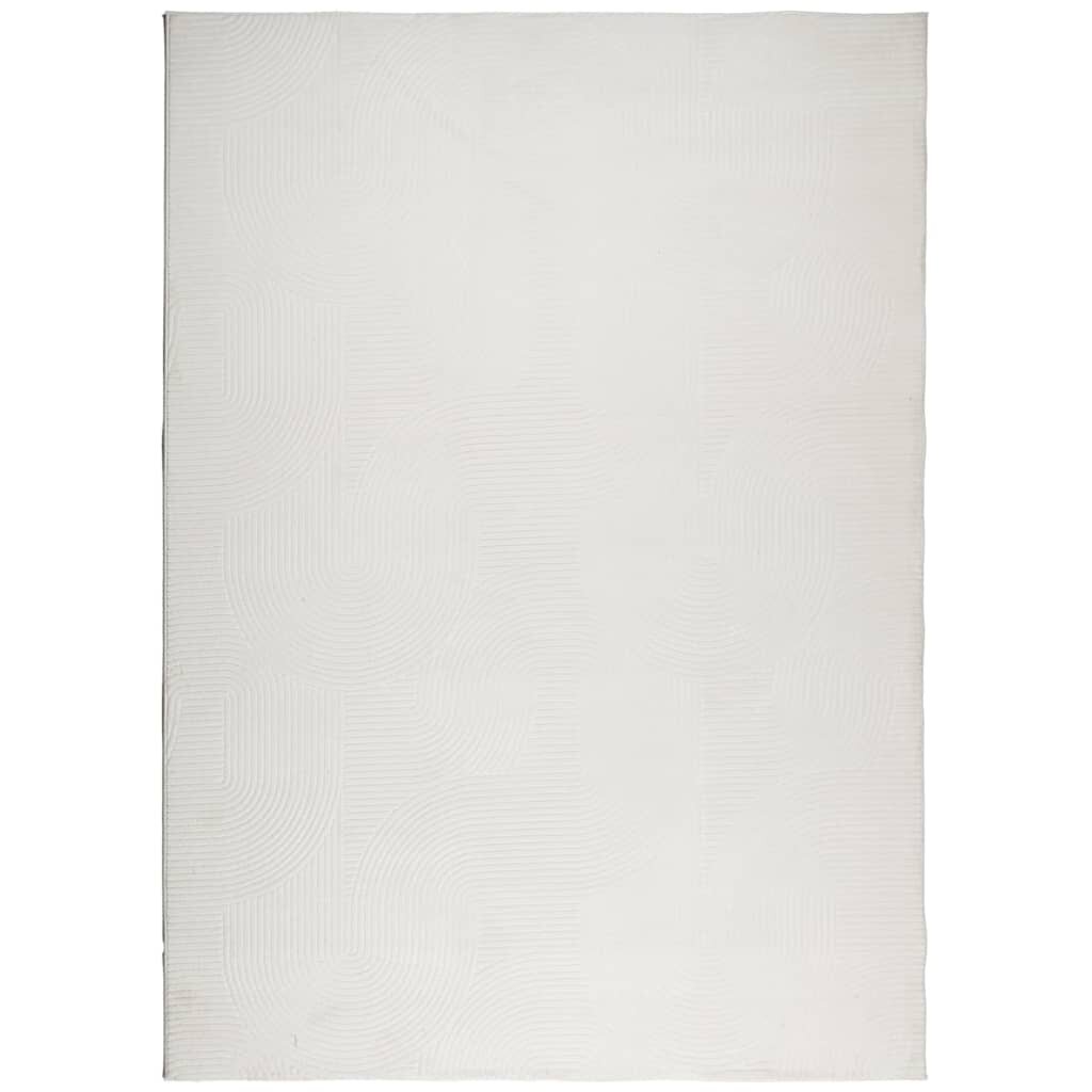 vidaXL Koberec IZA krátký vlas skandinávský vzhled krémový 240x340 cm