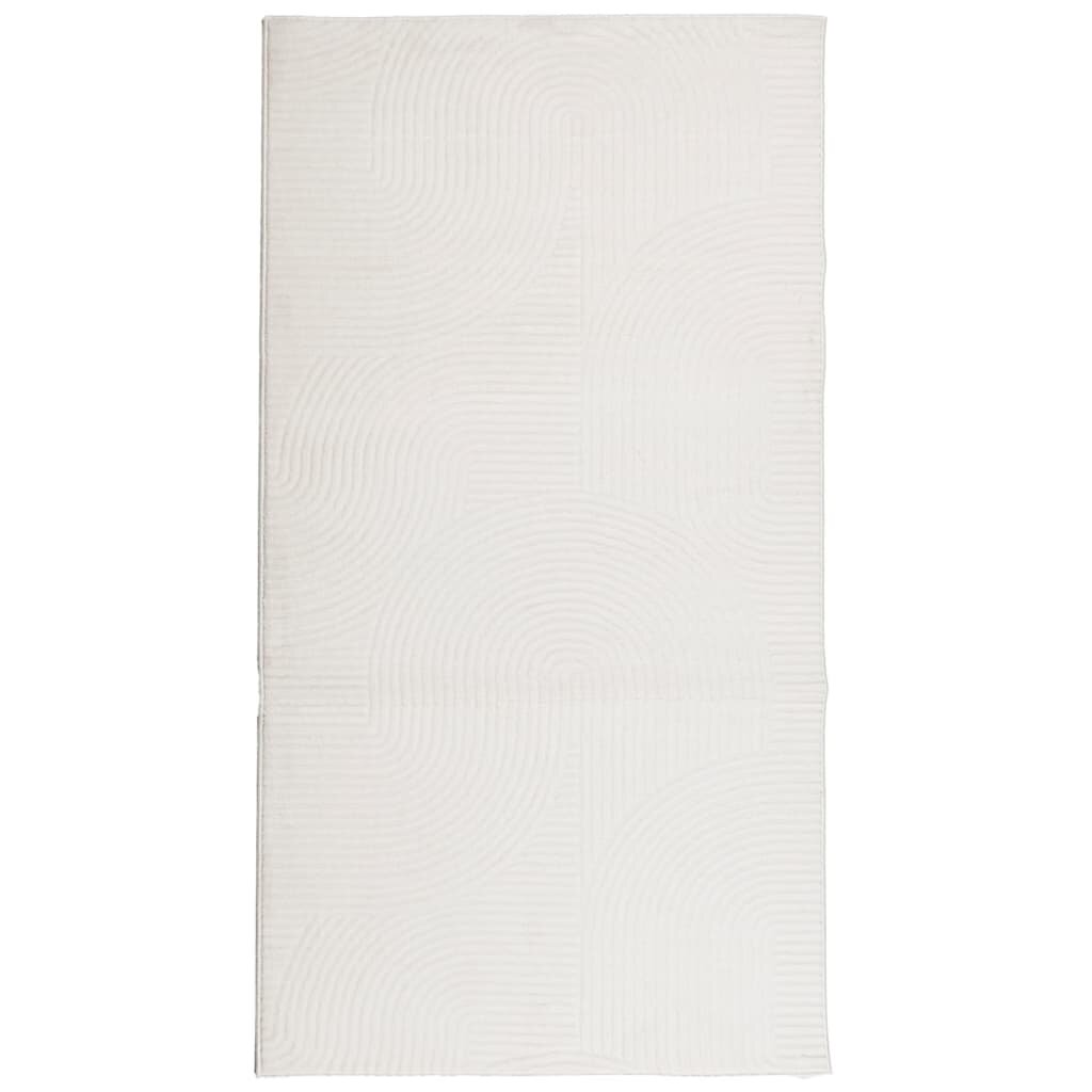 vidaXL Koberec IZA krátký vlas skandinávský vzhled krémový 80 x 150 cm