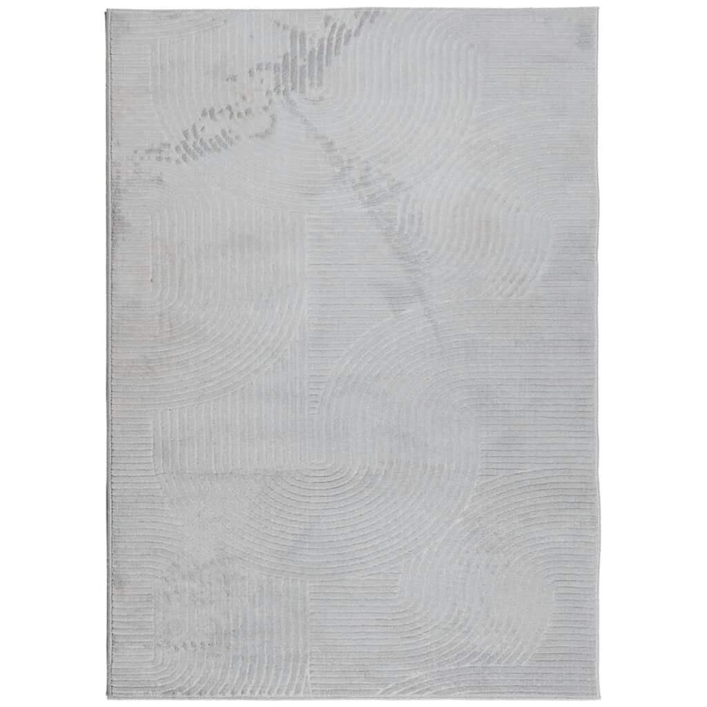 vidaXL Koberec IZA krátký vlas skandinávský vzhled šedý 200 x 280 cm
