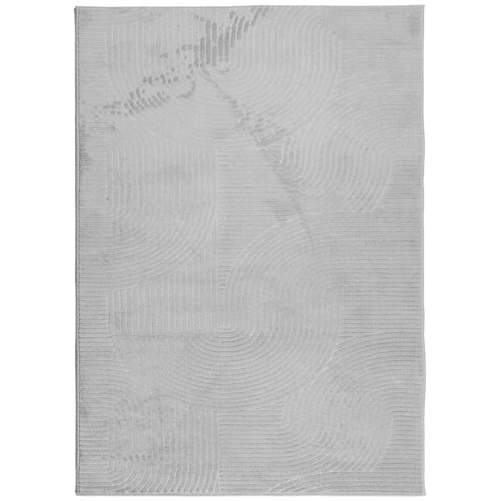 vidaXL Koberec IZA krátký vlas skandinávský vzhled šedý 240 x 340 cm