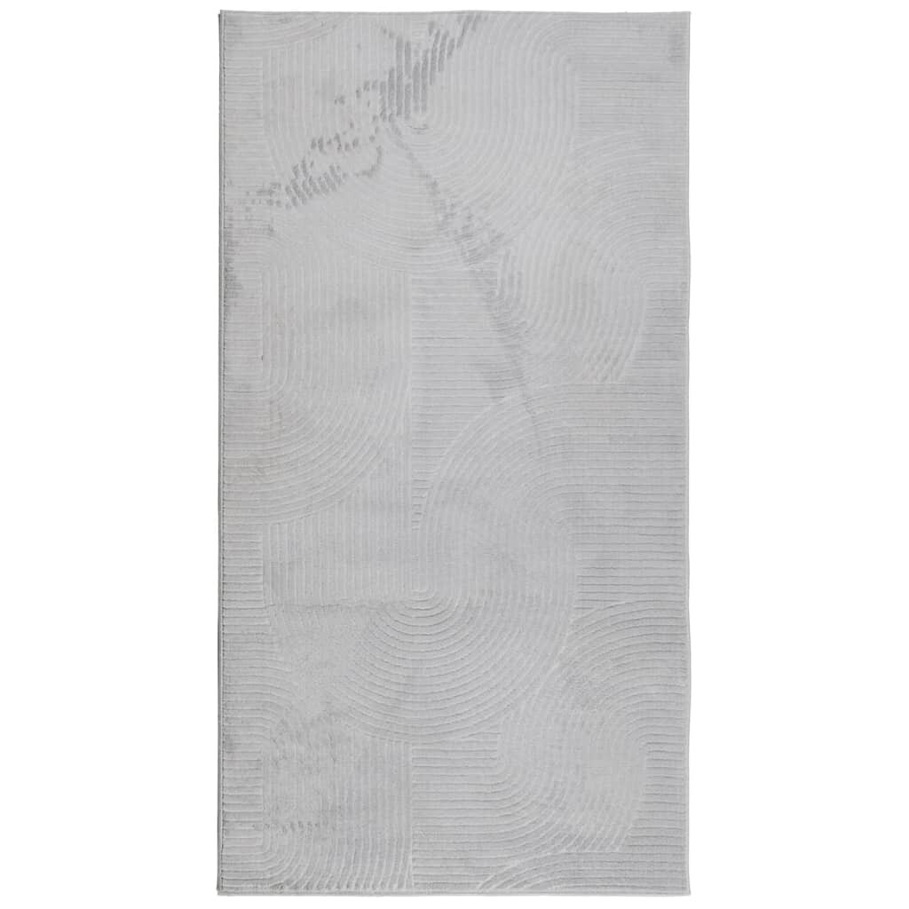 vidaXL Koberec IZA krátký vlas skandinávský vzhled šedý 80 x 150 cm