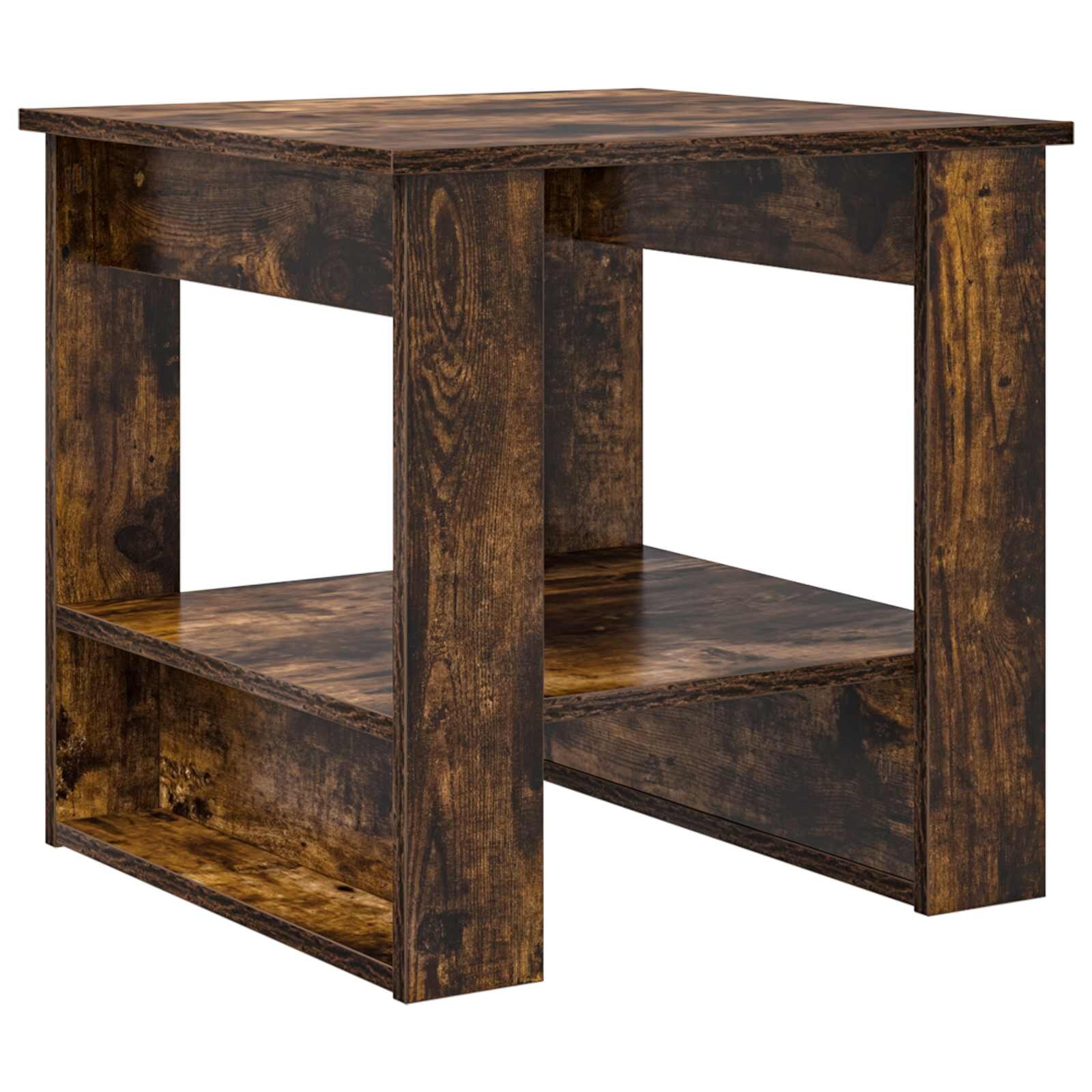 vidaXL Konferenční stolek Kouřový dub 51 x 50 x 50 cm Kompozitní dřevo