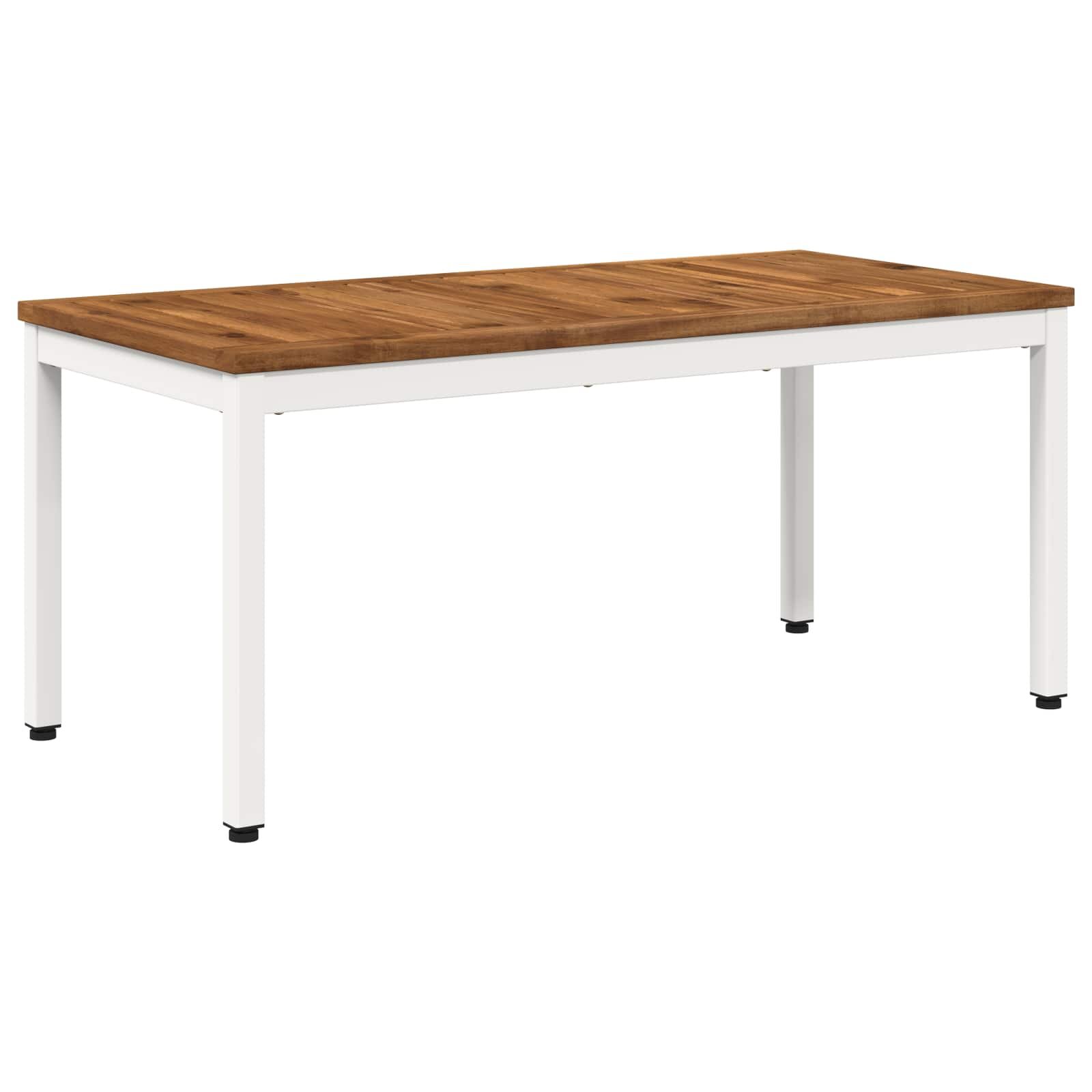 vidaXL Konferenční stolek NAARDEN Přírodní a bílá 49 x 1005 x 45 cm
