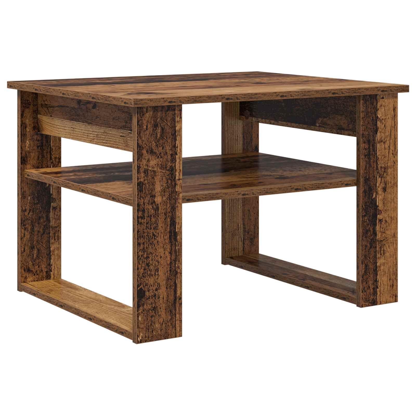 vidaXL Konferenční stolek Staré dřevo 64 x 54 x 44 cm Kompozitní dřevo