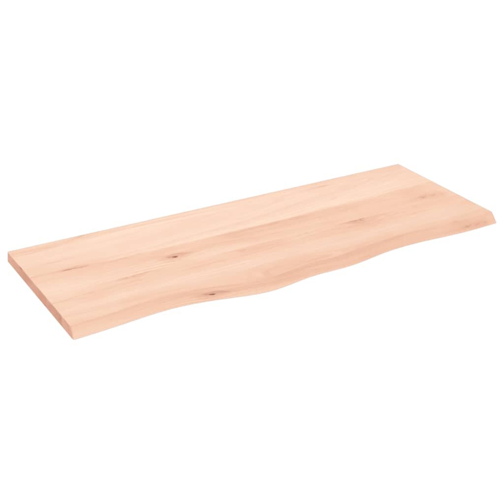 vidaXL Koupelnová deska 100 x 40 x 2 cm neošetřené masivní dřevo