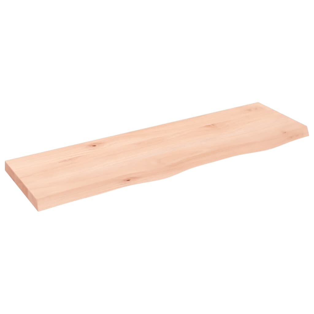 vidaXL Koupelnová deska 100x30x(2-4) cm neošetřené masivní dřevo