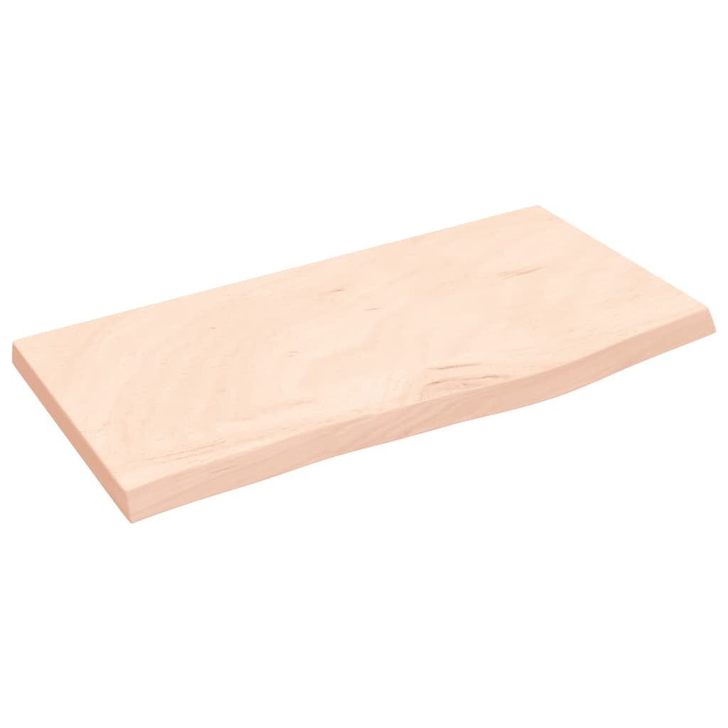 vidaXL Koupelnová deska 60x30x(2-4) cm neošetřené masivní dřevo