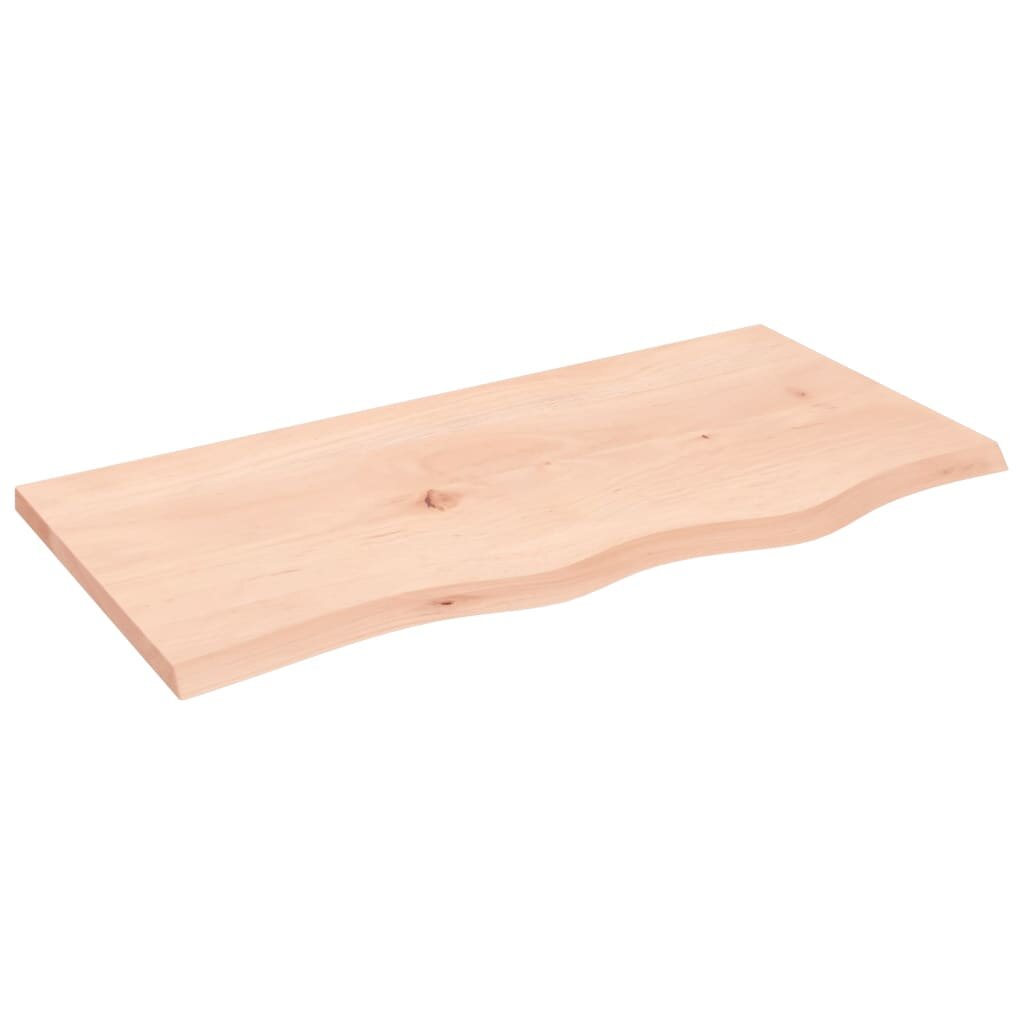 vidaXL Koupelnová deska 80 x 40 x 2 cm neošetřené masivní dřevo