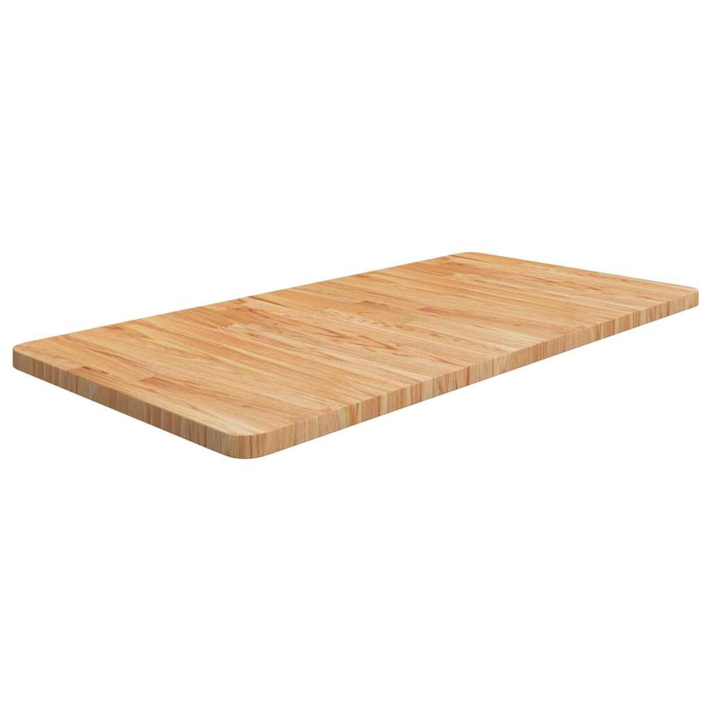 vidaXL Koupelnová deska světle hnědá 100x50x25 cm ošetřený masiv
