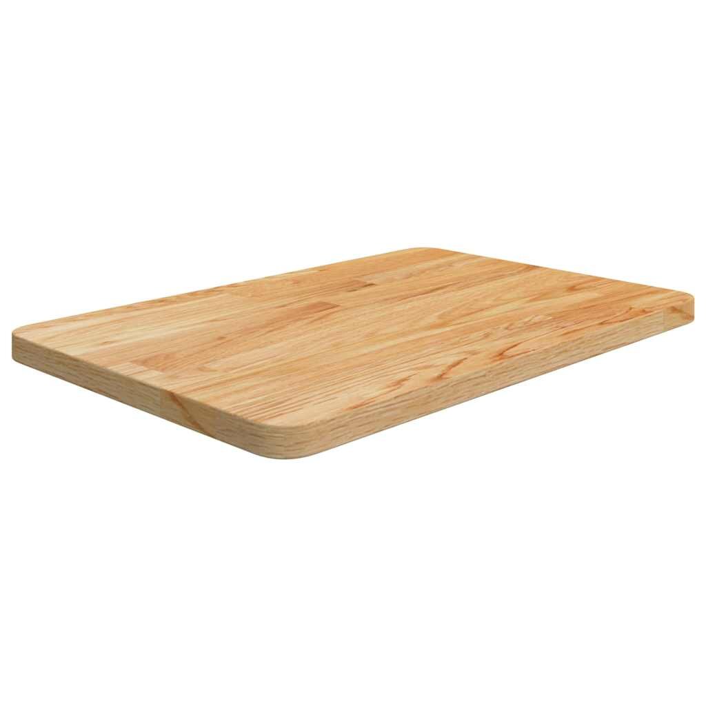 vidaXL Koupelnová deska světle hnědá 60x40x25 cm ošetřený masiv
