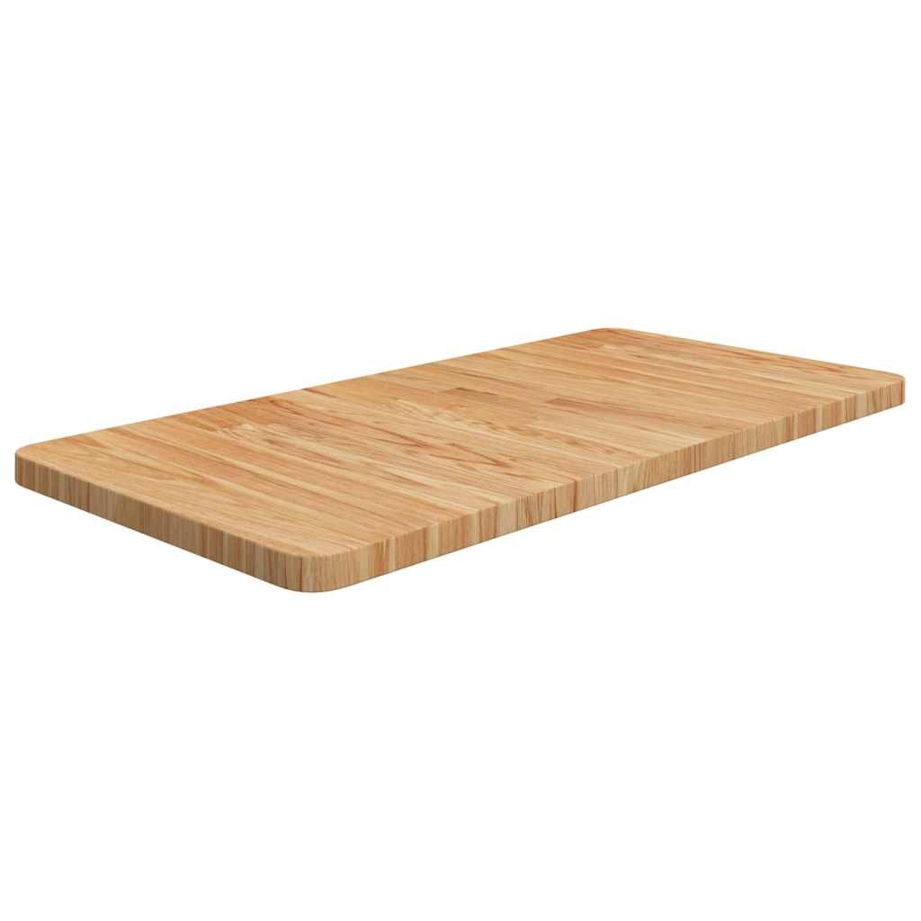 vidaXL Koupelnová deska světle hnědá 80x40x25 cm ošetřený masiv