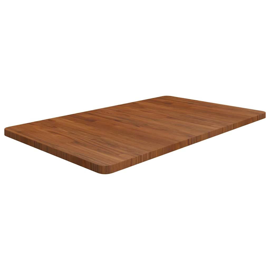 vidaXL Koupelnová deska tmavě hnědá 100x60x25 cm ošetřený masiv