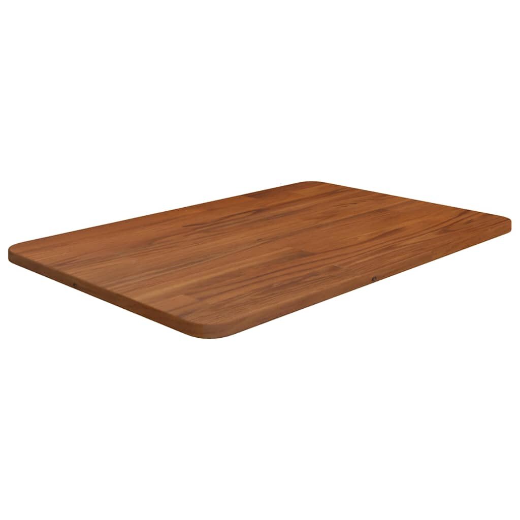 vidaXL Koupelnová deska tmavě hnědá 60 x 40 x 15 cm ošetřený masiv