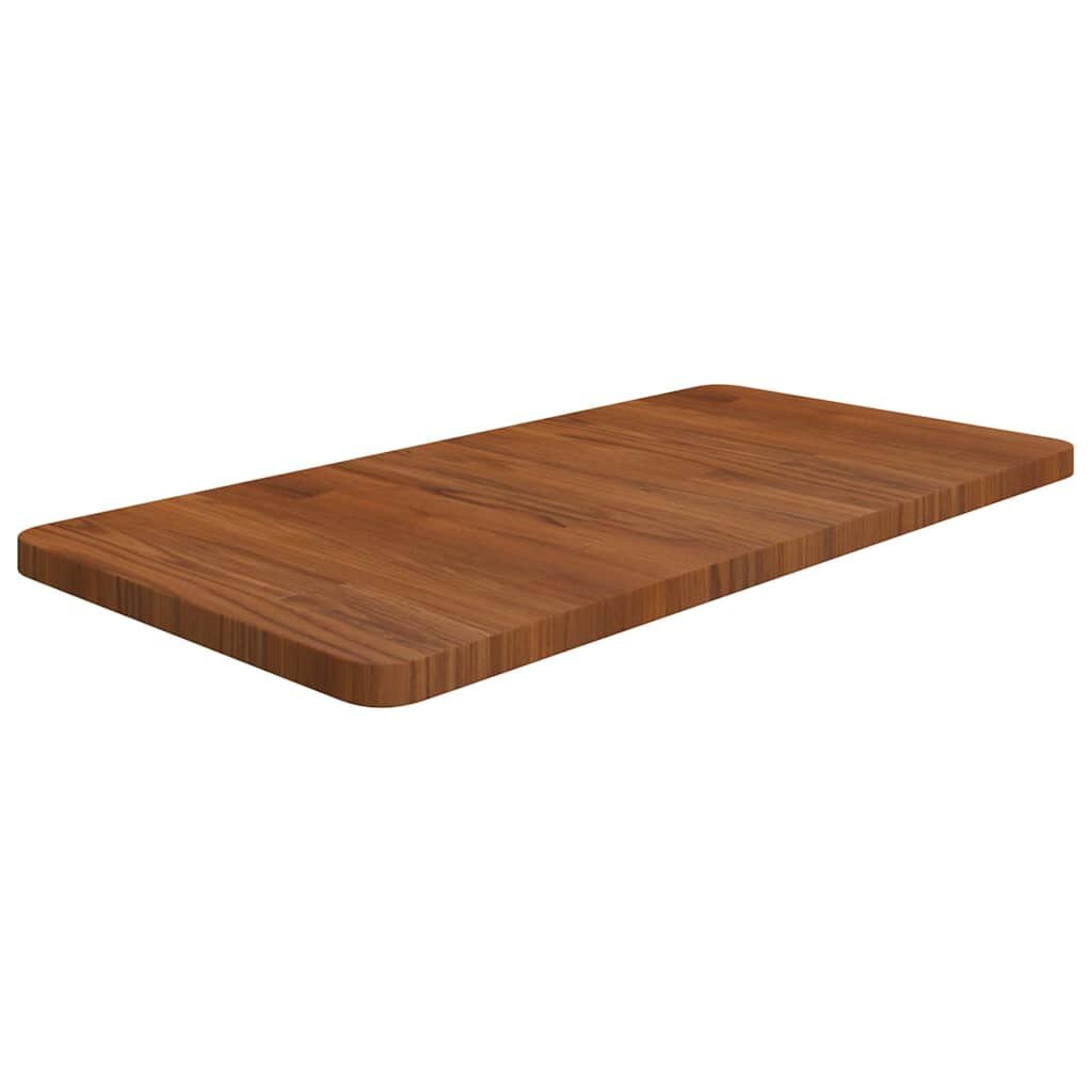 vidaXL Koupelnová deska tmavě hnědá 80x40x25 cm ošetřený masiv