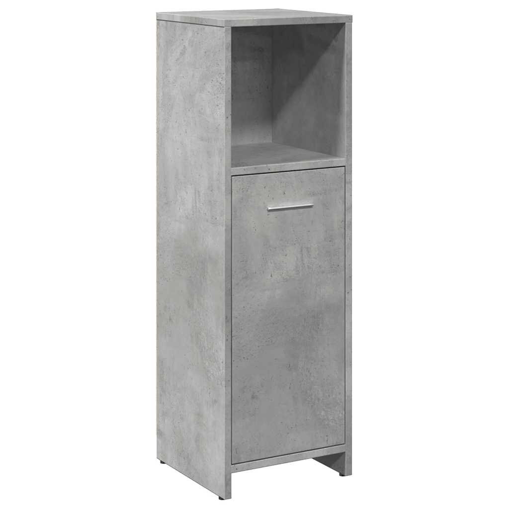 vidaXL Koupelnová skříňka betonově šedá 30 x 30 x 95 cm dřevotříska