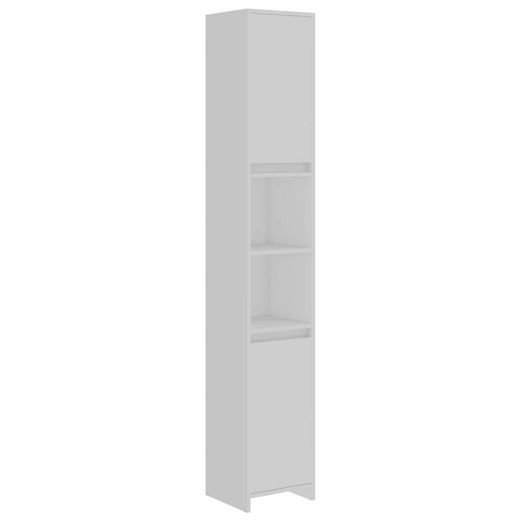 vidaXL Koupelnová skříňka bílá 30 x 30 x 1835 cm kompozitní dřevo