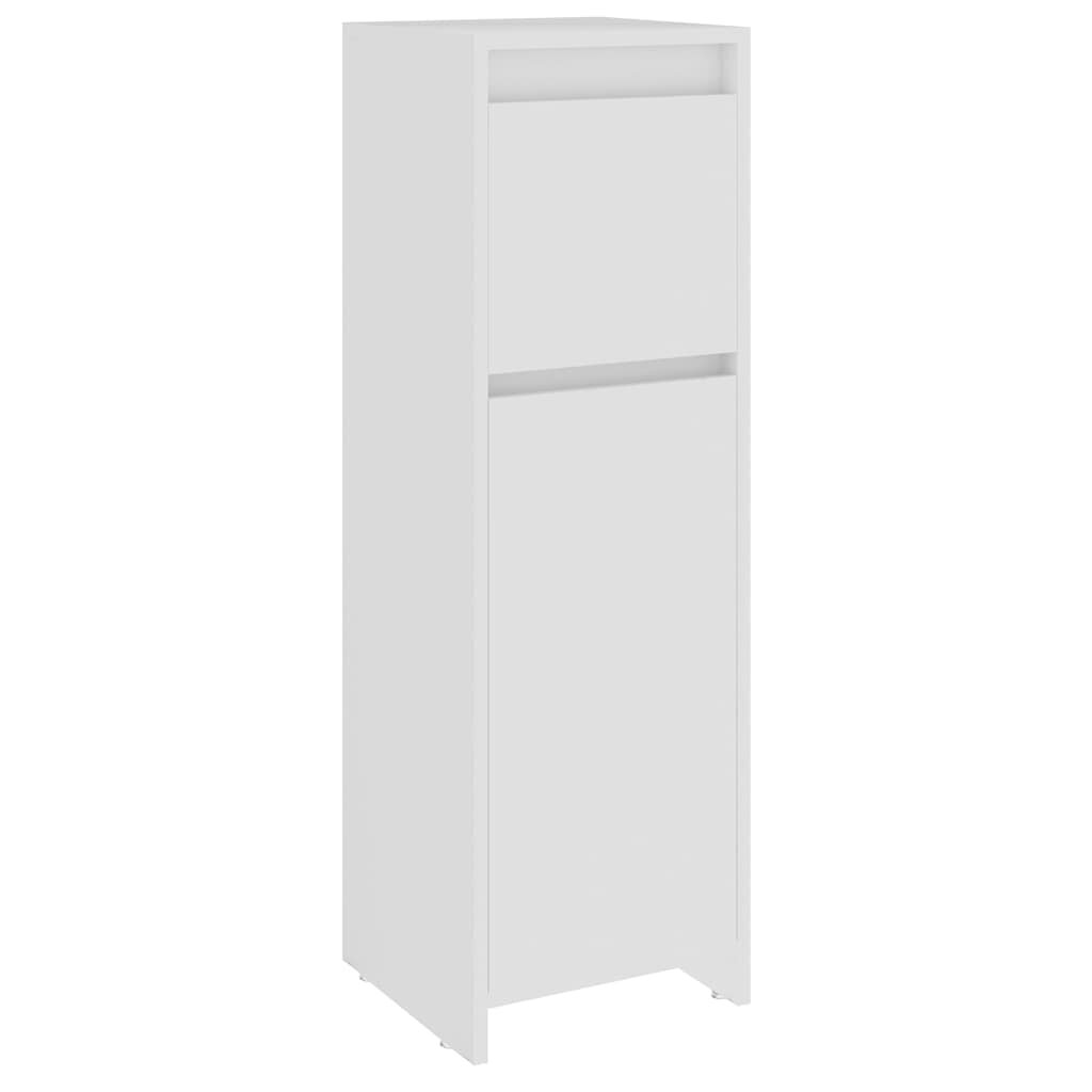 vidaXL Koupelnová skříňka bílá 30 x 30 x 95 cm kompozitní dřevo