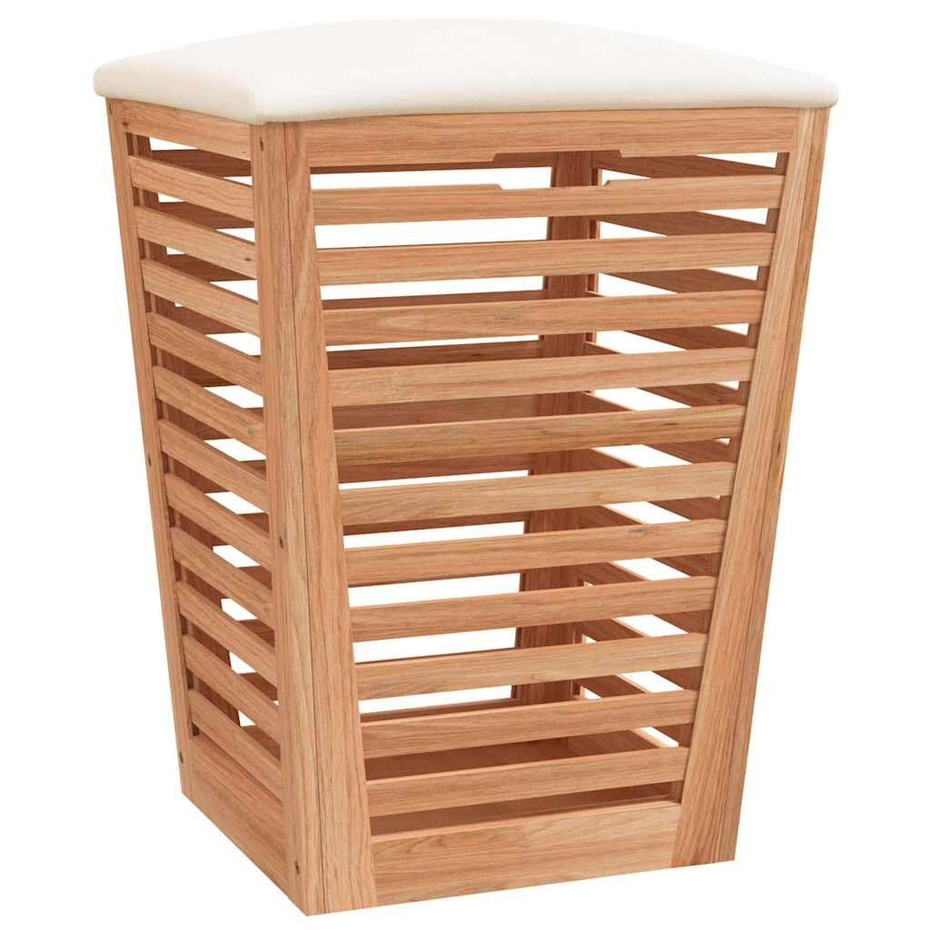 vidaXL Koupelnová stolička 405 x 405 x 56 cm masivní ořechové dřevo