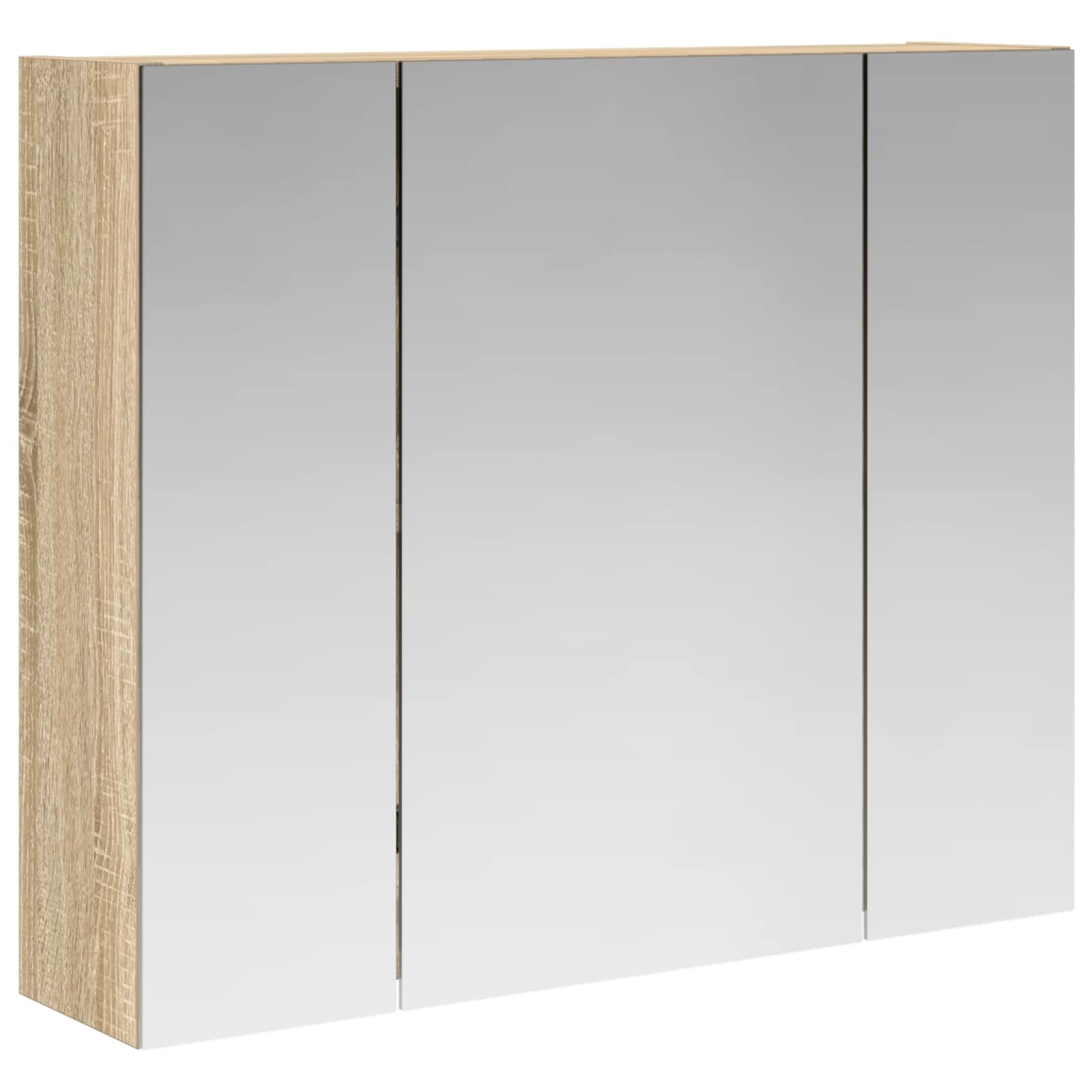 vidaXL Koupelnová zrcadlová skříň Sonoma dub 60 x 145 x 50 cm
