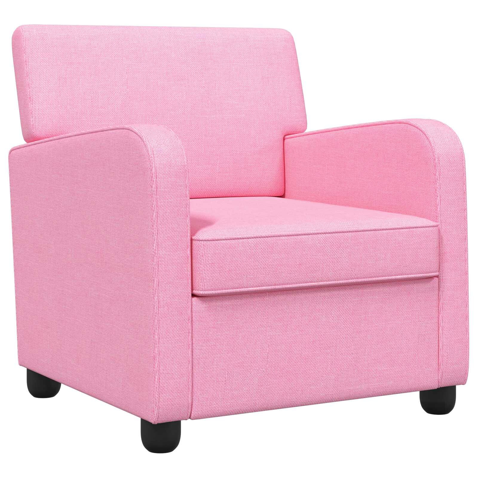 vidaXL křeslo Růžová Textil