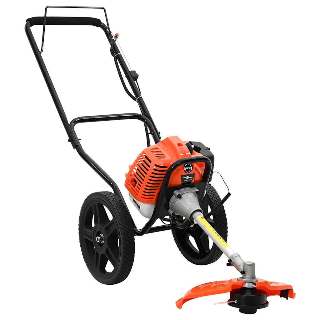 vidaXL Křovinořez s koly Oranžový 52 cm3 145 kW