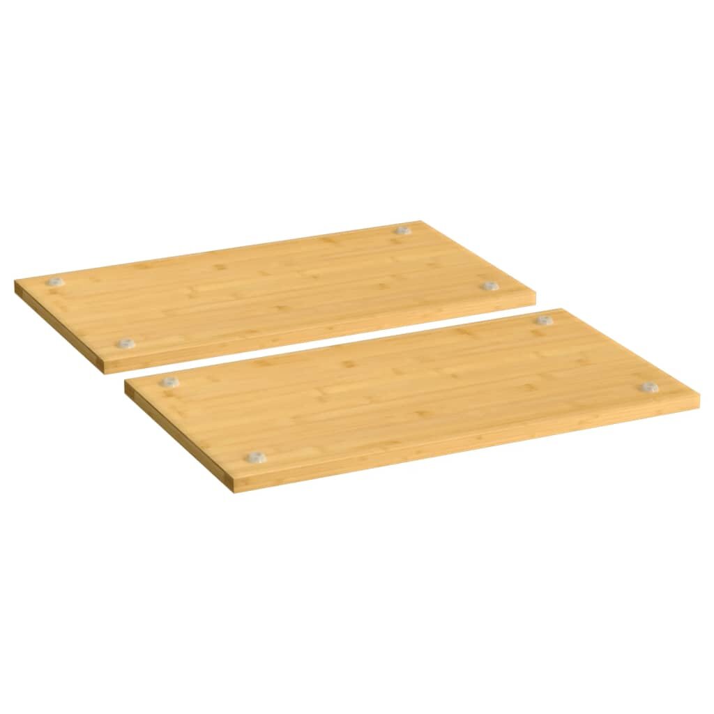 vidaXL Krycí desky na sporák 2 ks 50 x 28 x 15 cm bambus