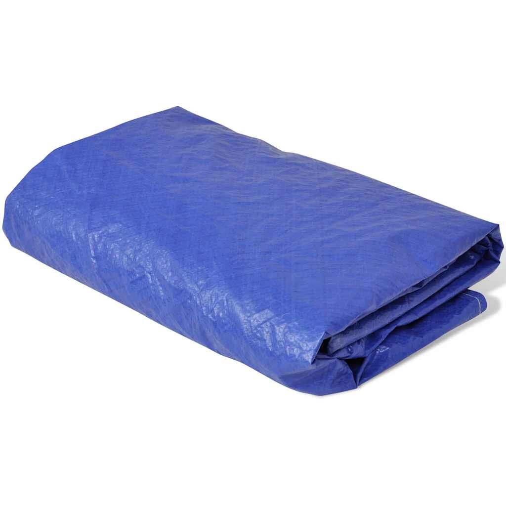 vidaXL Kryt na bazén PE kulatý 540 cm 90 g/m²