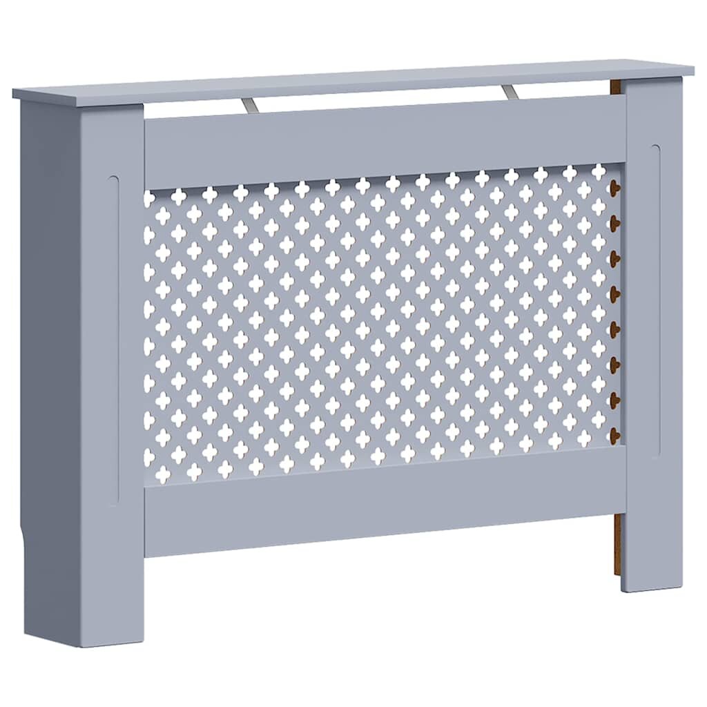 vidaXL Kryt na radiátor antracitový 112 x 19 x 815 cm MDF