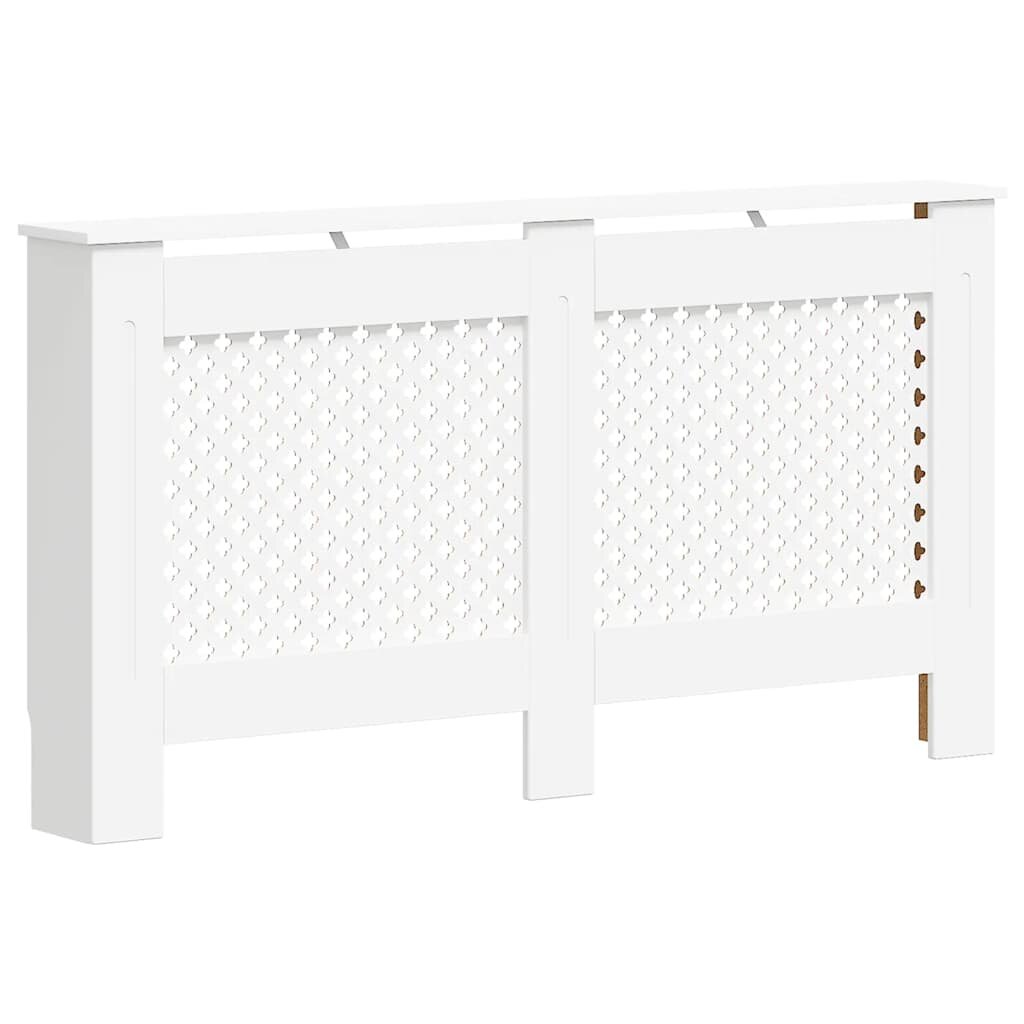 vidaXL Kryt na radiátor bílý 152x19x815 cm MDF