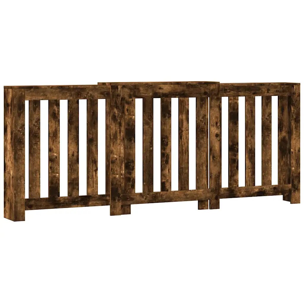 vidaXL Kryt na radiátor kouřový dub 205x215x835 cm kompozitní dřevo