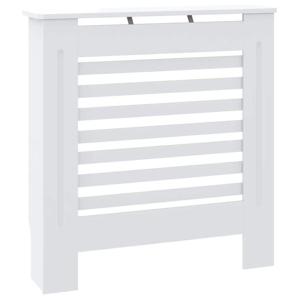 vidaXL Kryt na radiátor MDF bílý 78 cm